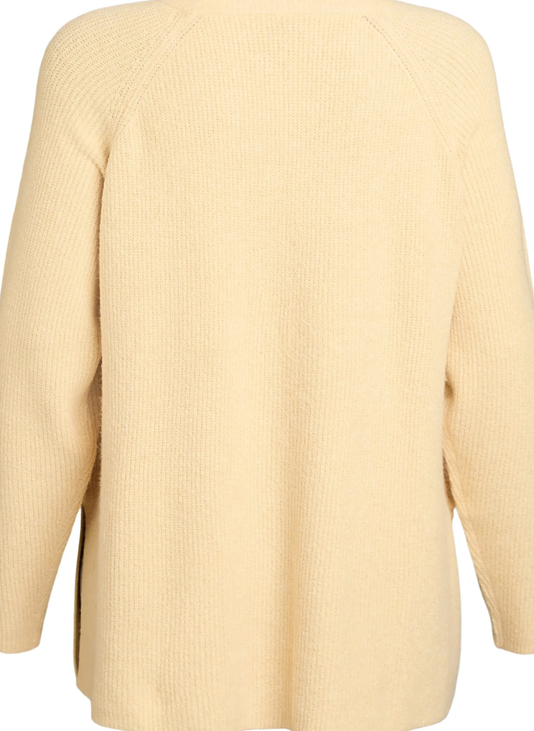 Strickpullover mit diagonalem Muster und Raglanärmeln