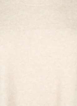Strickweste mit Rippbändern