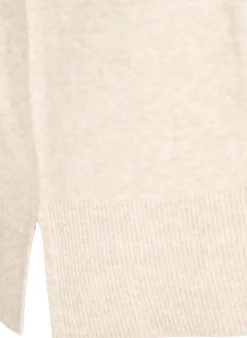 Strickweste mit Rippbändern