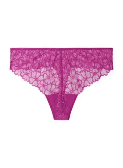 String aus floraler Spitze mit normaler Taillenhöhe