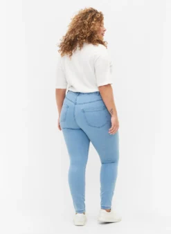 Super Slim Amy Jeans mit hoher Taille