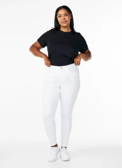 Super Slim Amy Jeans mit hoher Taille