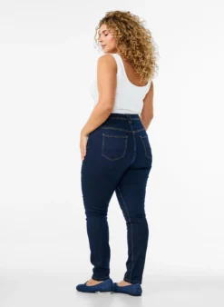 Super Slim Amy Jeans mit hoher Taille