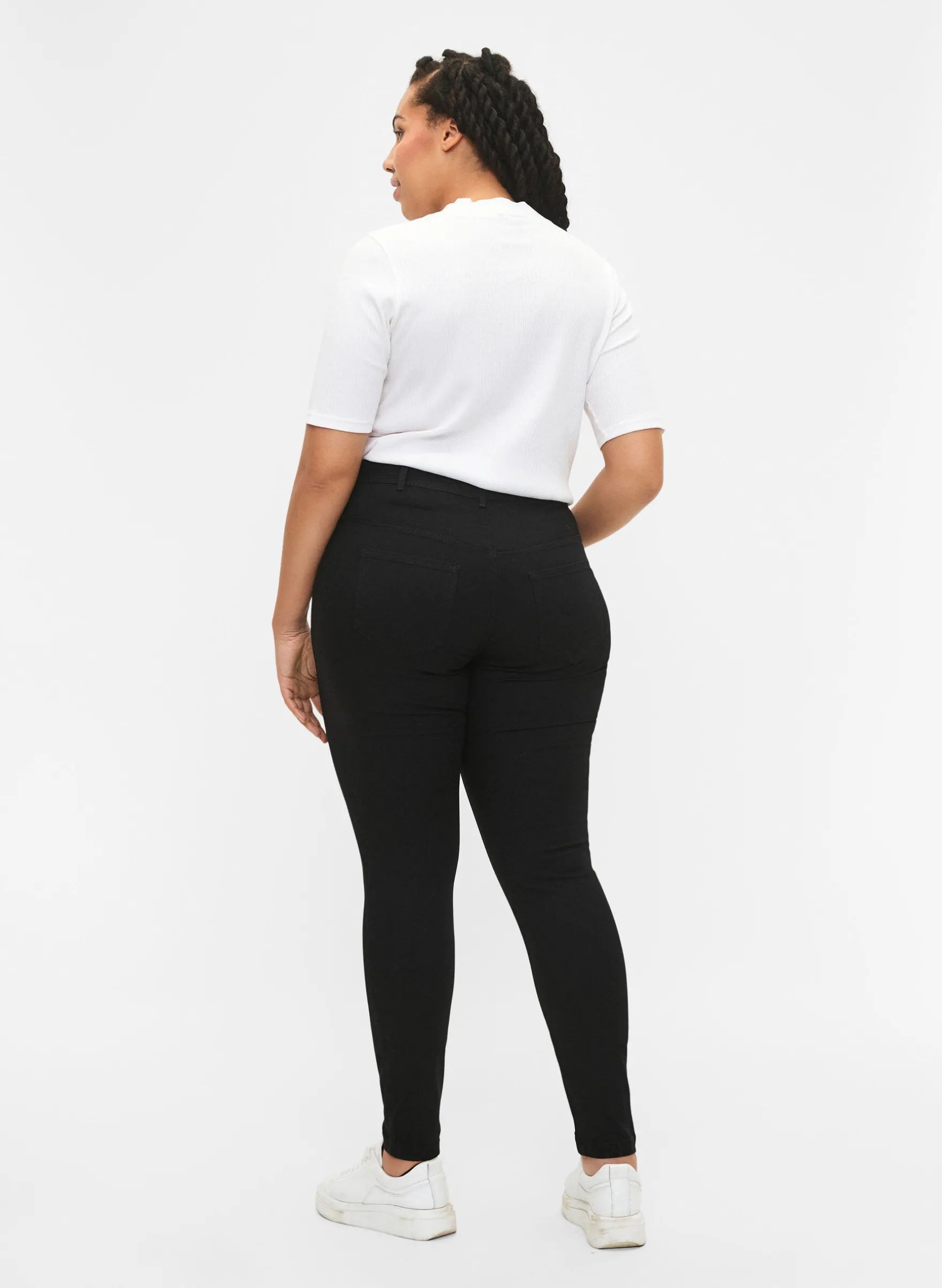 Super Slim Amy Jeans mit hoher Taille