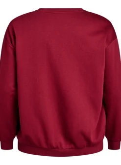 Sweatshirt mit Frottee-Schriftzug