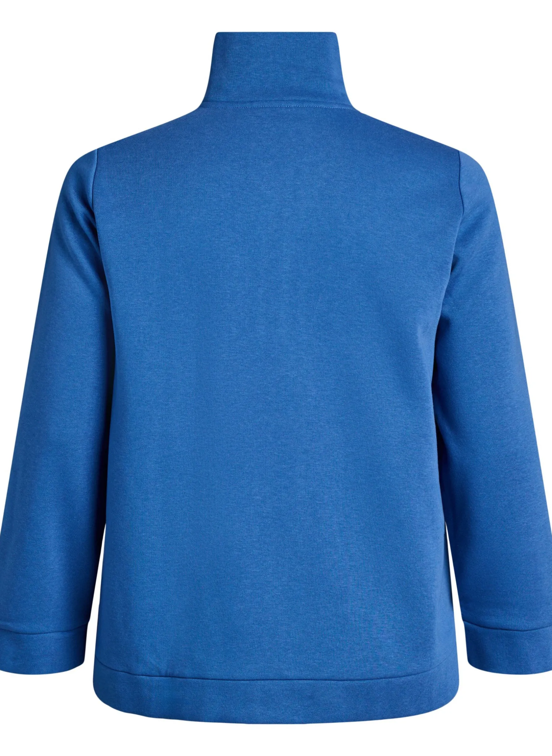 Sweatshirt mit hohem Kragen und Reißverschluss