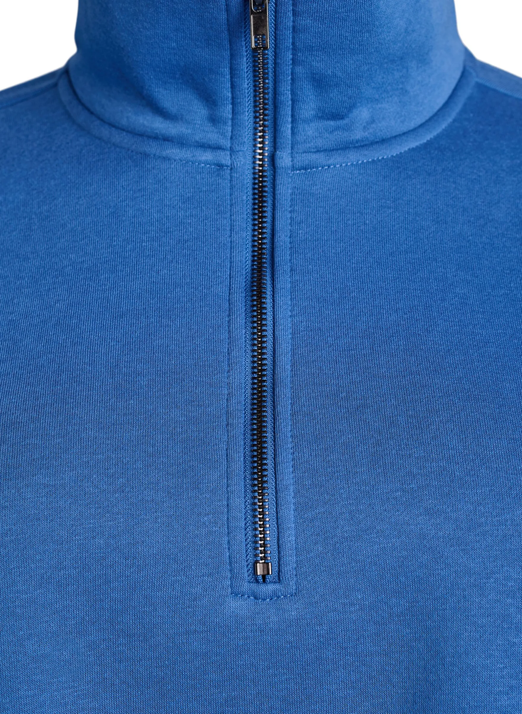 Sweatshirt mit hohem Kragen und Reißverschluss