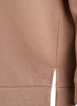 Sweatshirt mit hohem Kragen und Reißverschluss