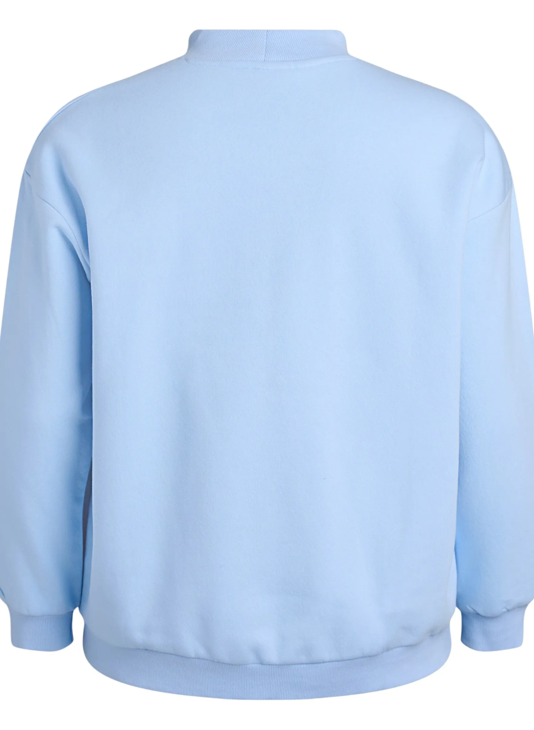 Sweatshirt mit hohem Kragen und langen Ärmeln