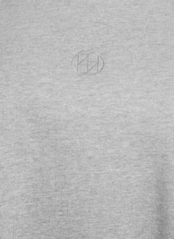 Sweatshirt mit Schlitzen und Glitzerfaden