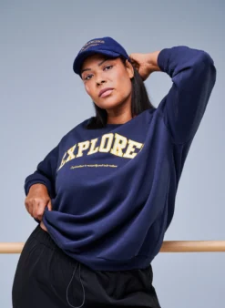Sweatshirt mit Statement-Detail