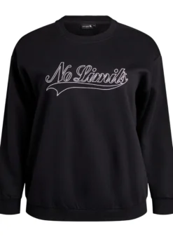 Sweatshirt mit Statement-Detail