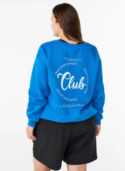 Sweatshirt mit Textprint