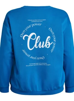 Sweatshirt mit Textprint