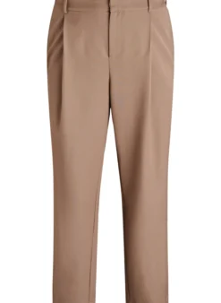 Taillierte Hose mit hoher Taille und geraden Beinen
