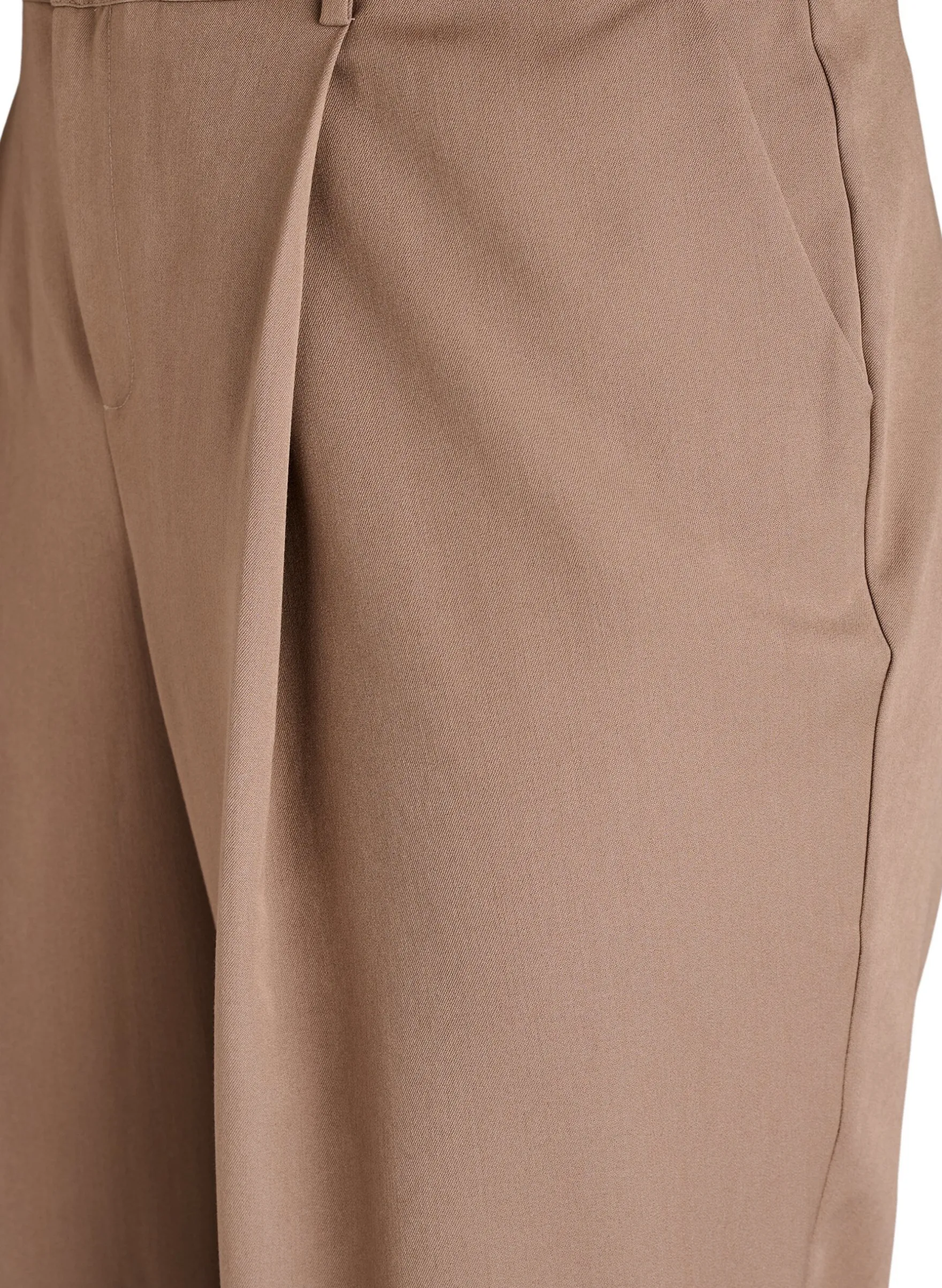 Taillierte Hose mit hoher Taille und geraden Beinen
