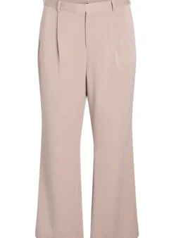 Taillierte Hose mit hoher Taille und geraden Beinen