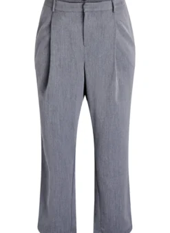 Taillierte Hose mit hoher Taille und geraden Beinen