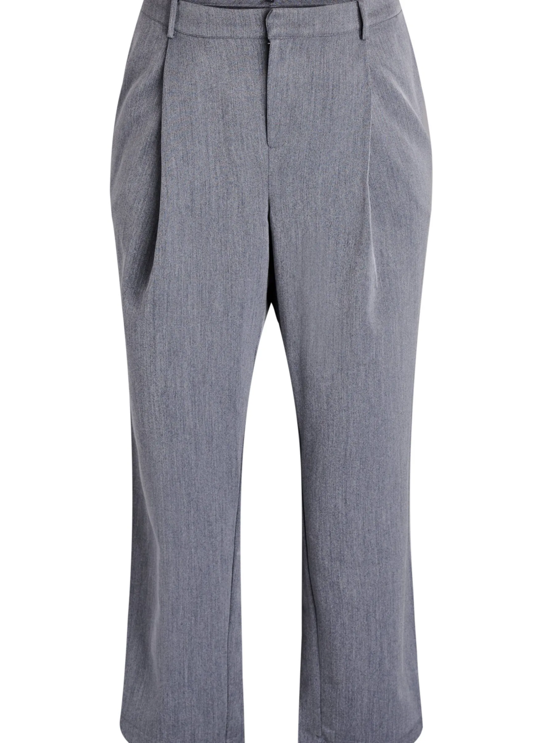 Taillierte Hose mit hoher Taille und geraden Beinen