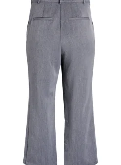 Taillierte Hose mit hoher Taille und geraden Beinen
