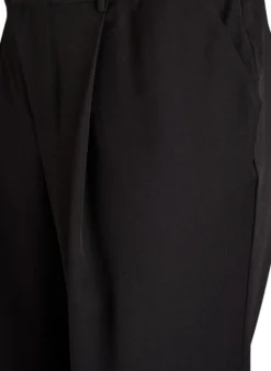 Taillierte Hose mit hoher Taille und geraden Beinen