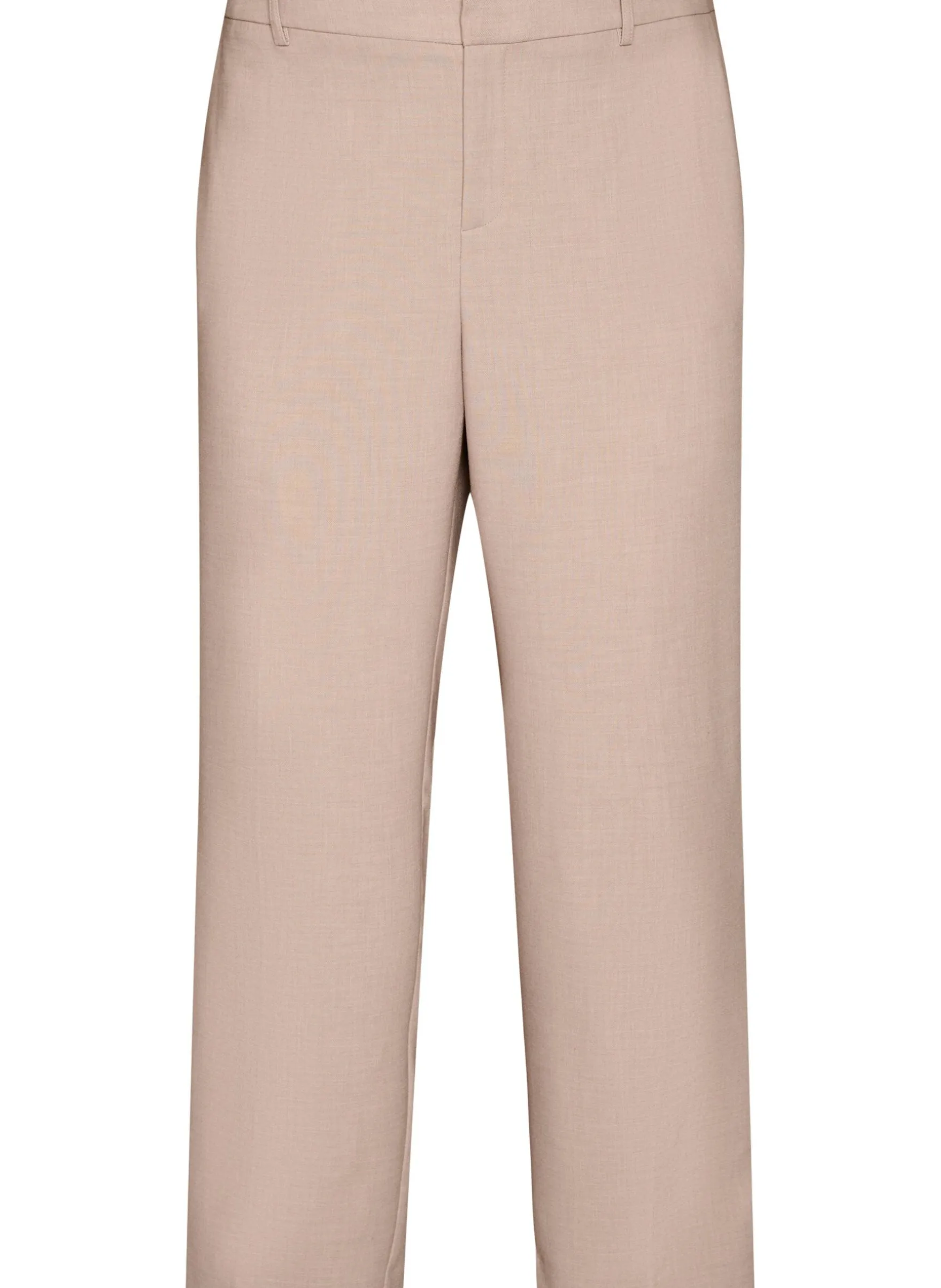 Taillierte Hose mit hoher Taille und gerader Passform