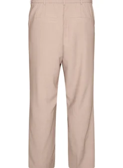 Taillierte Hose mit hoher Taille und gerader Passform