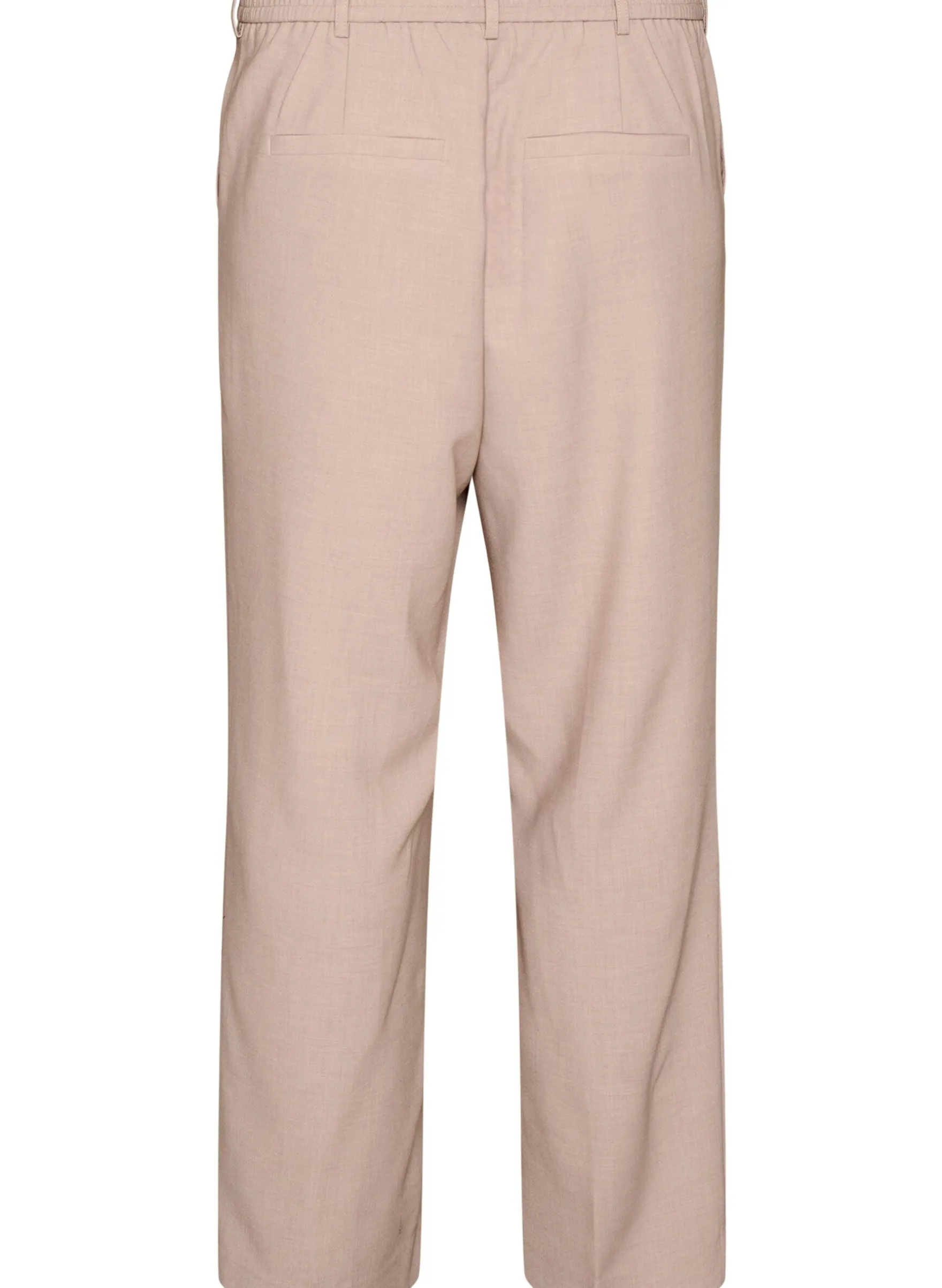 Taillierte Hose mit hoher Taille und gerader Passform