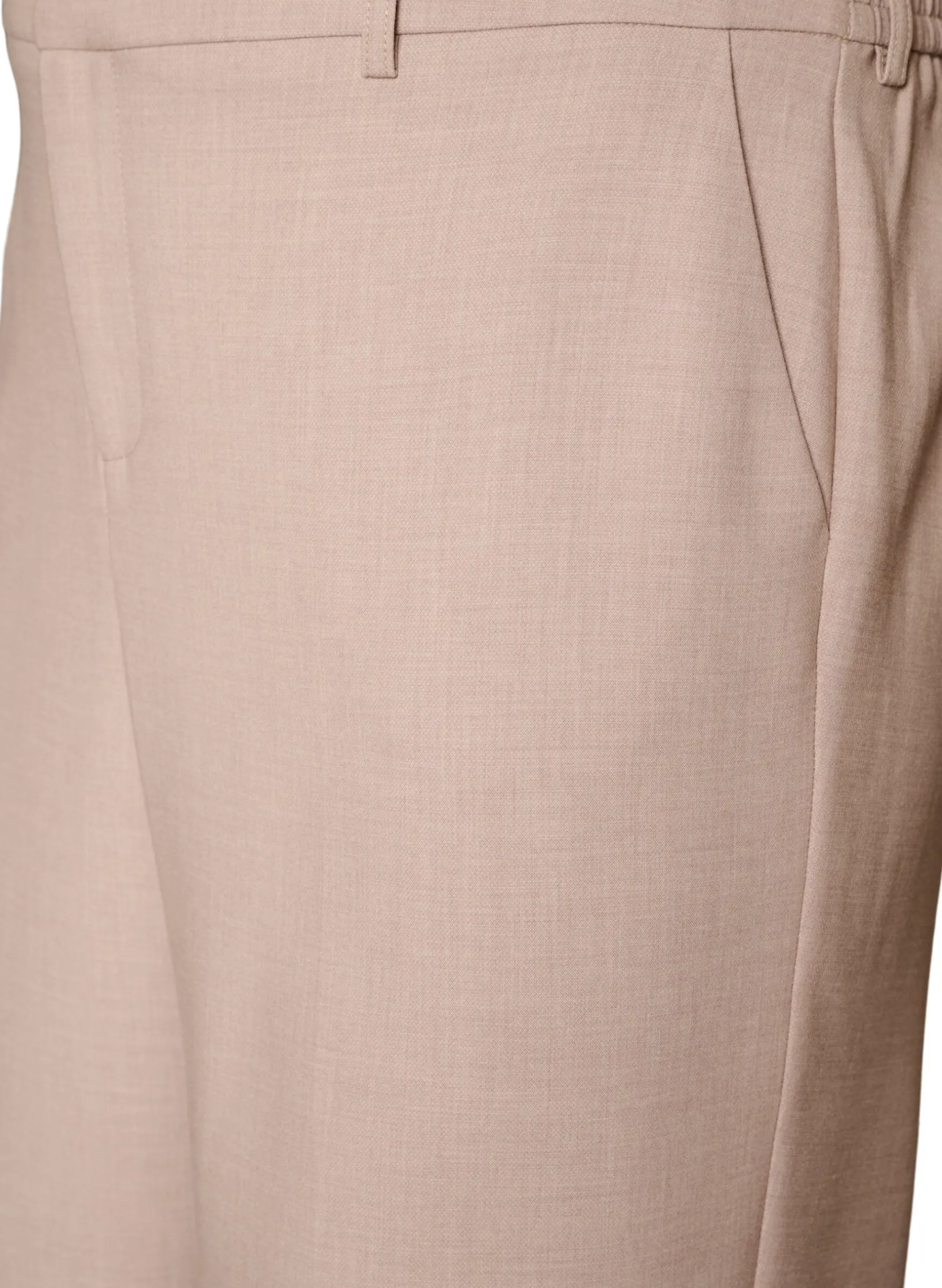 Taillierte Hose mit hoher Taille und gerader Passform