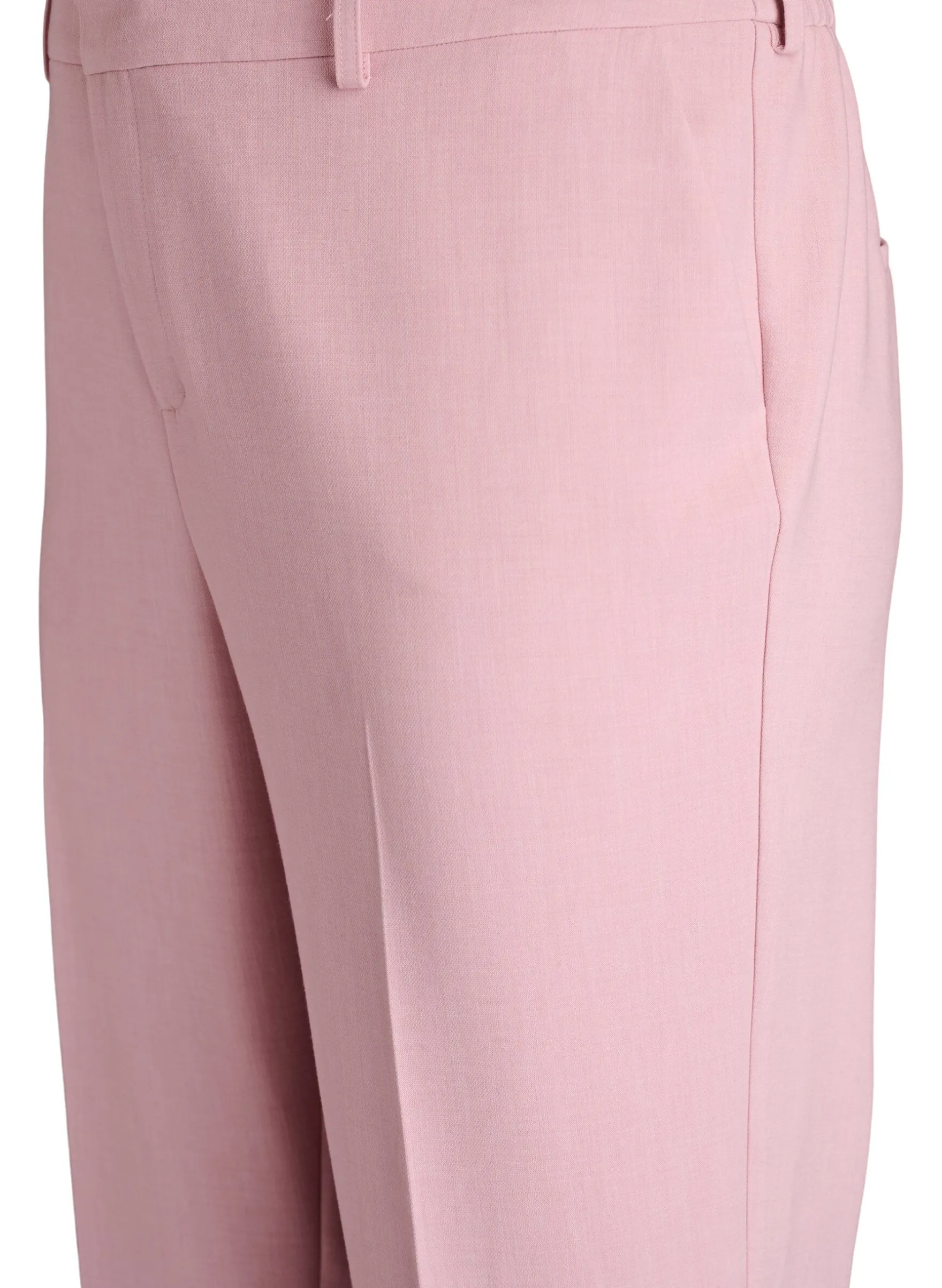 Taillierte Hose mit hoher Taille und gerader Passform