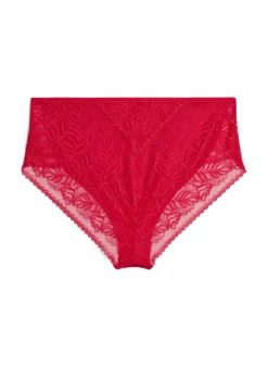 Tai-Slip aus Spitze und glänzender Mikrofaser