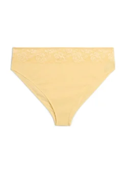 Tai-Slip mit Dobby-Struktur und Spitzen