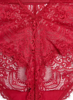 Tanga aus Spitze mit Schlüsselloch-Detail hinten