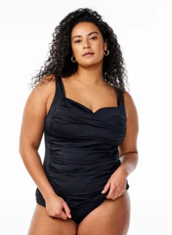 Tankini mit Drapierung