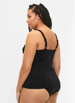 Tankini mit Drapierung
