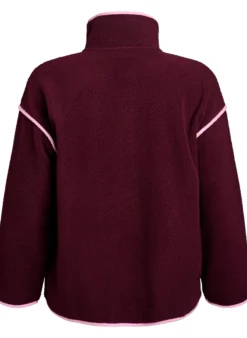 Teddy-Jacke mit Kontrastdetails