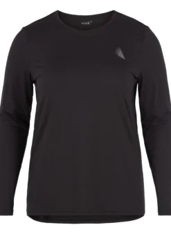 Trainingsbluse mit langen Ärmeln