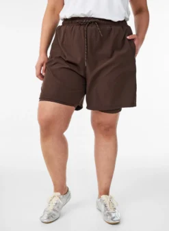Trainingsshorts mit Innenhose und Handytasche