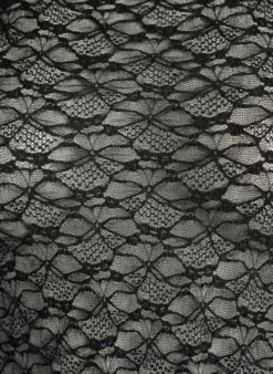 Transparente Bluse aus Spitze mit langen Ärmeln