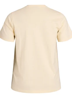 T-Shirt aus Baumwolle mit aufgesticktem Text