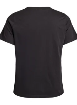 T-Shirt aus Baumwolle mit dekorativem Frontdetail