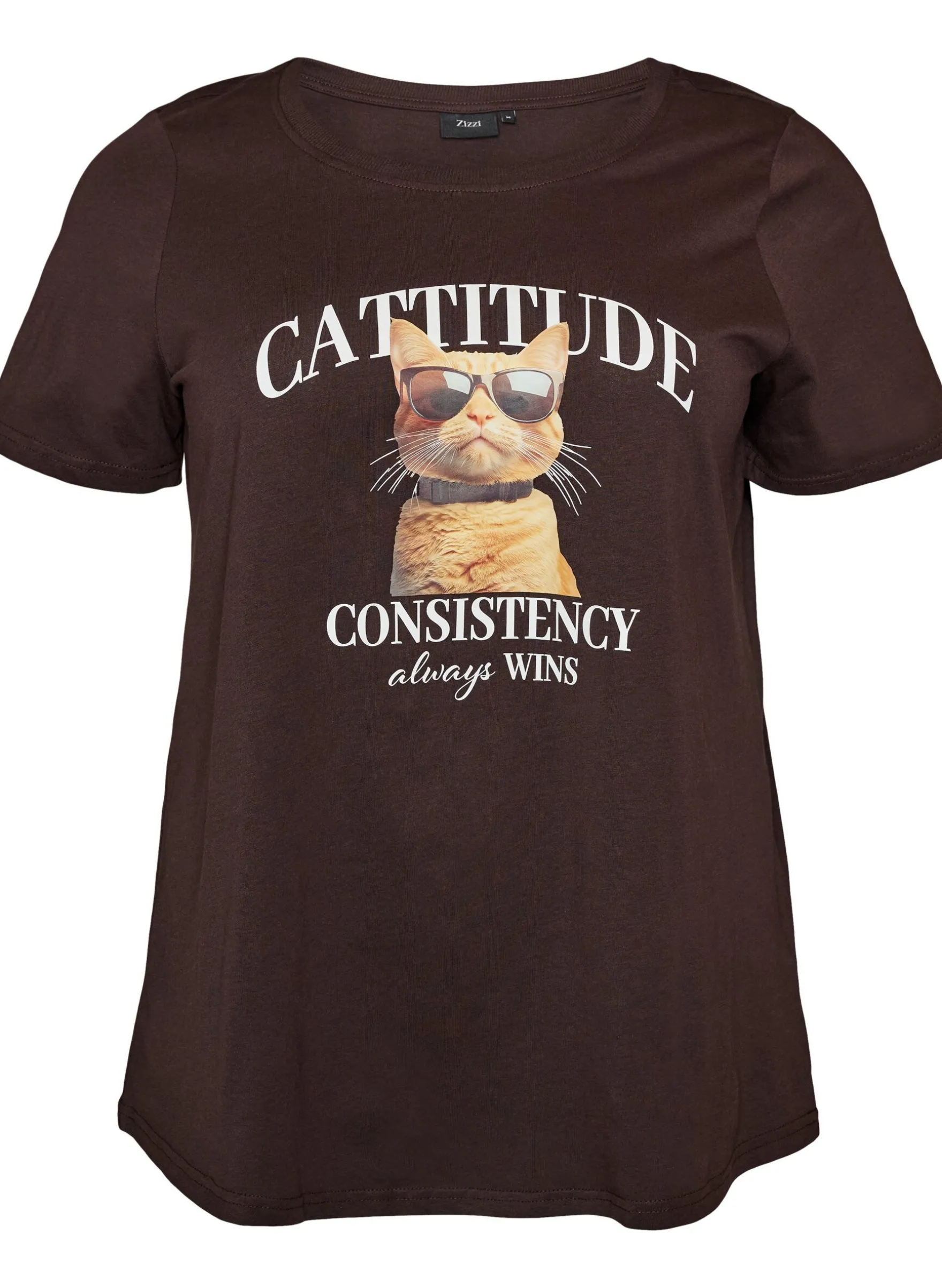 T-Shirt aus Baumwolle mit Frontprint