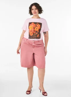 T-Shirt aus Baumwolle mit Frontprint
