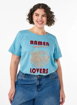 T-Shirt aus Baumwolle mit Print