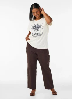 T-Shirt aus Baumwolle mit Print