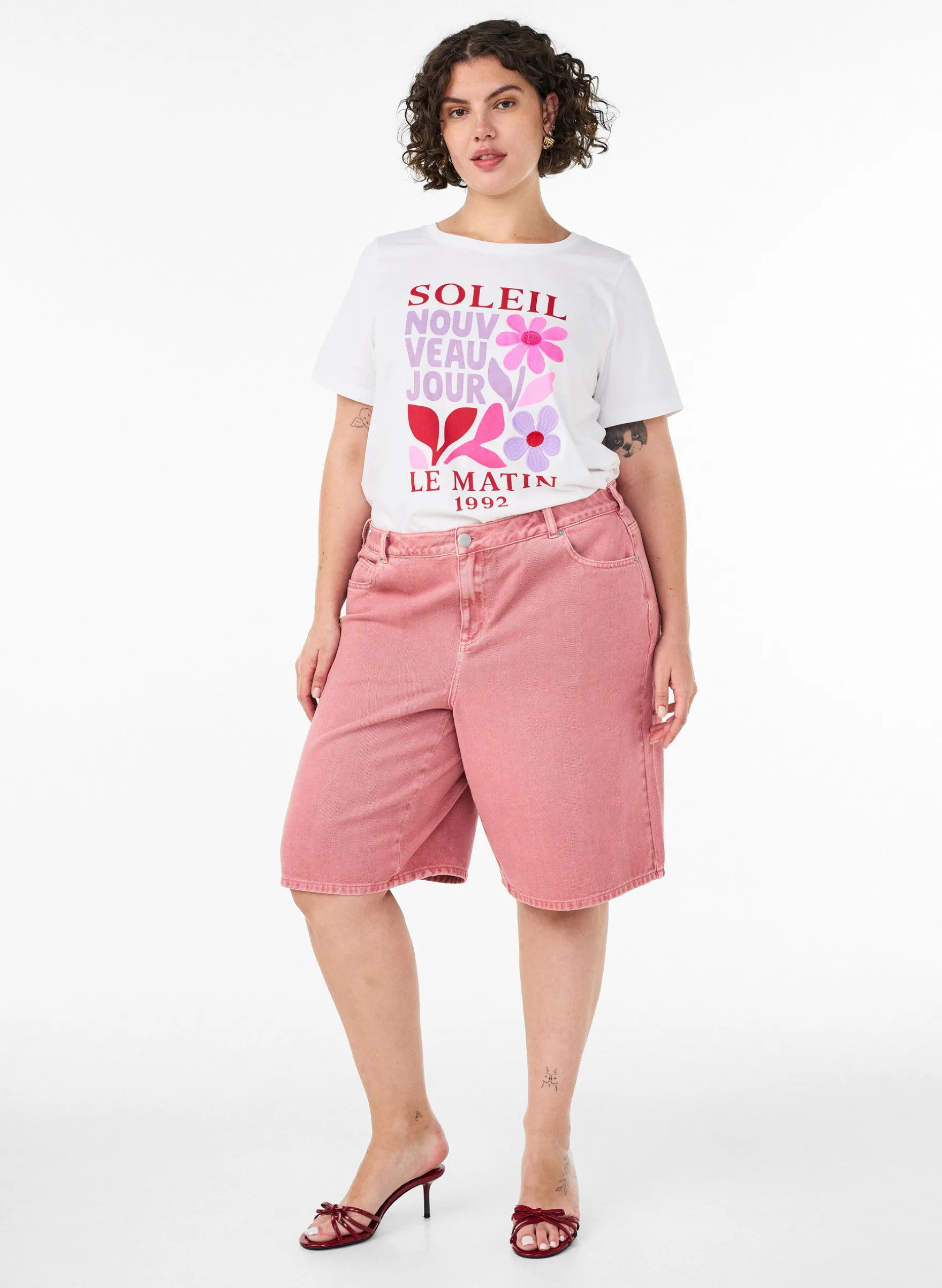 T-Shirt aus Baumwolle mit Print