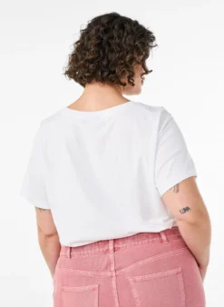 T-Shirt aus Baumwolle mit Print