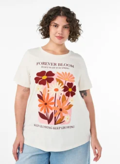 T-shirt aus Baumwolle mit Print