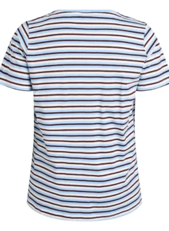 T-Shirt aus Baumwolle mit Streifen