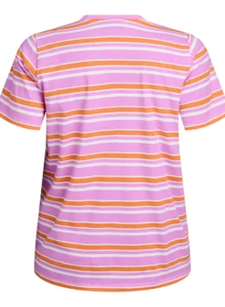T-Shirt aus Baumwolle mit Streifen